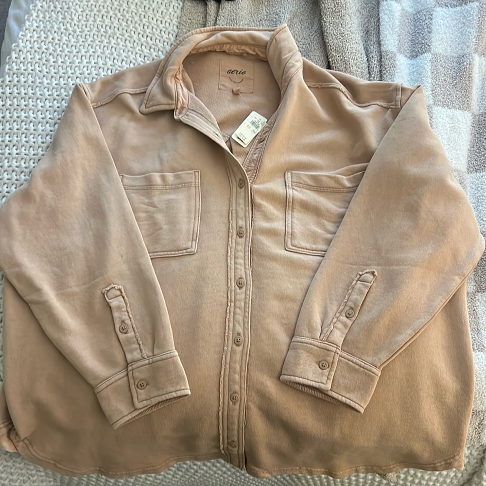 Aerie Button Up Long Sleeve